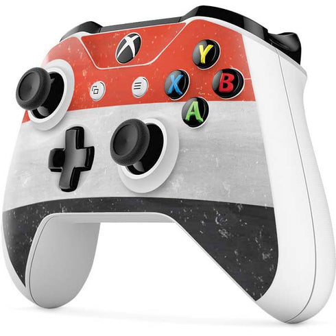 Yemen Flag Distressed Xbox One S All-Digital Edition Bundle Skin